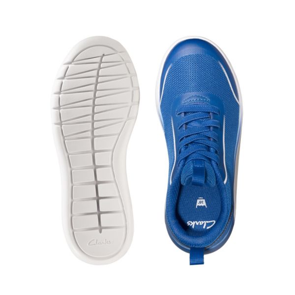 Clarks Boys Suburb Spark Kid Casual Shoes Blue | CA-8651472